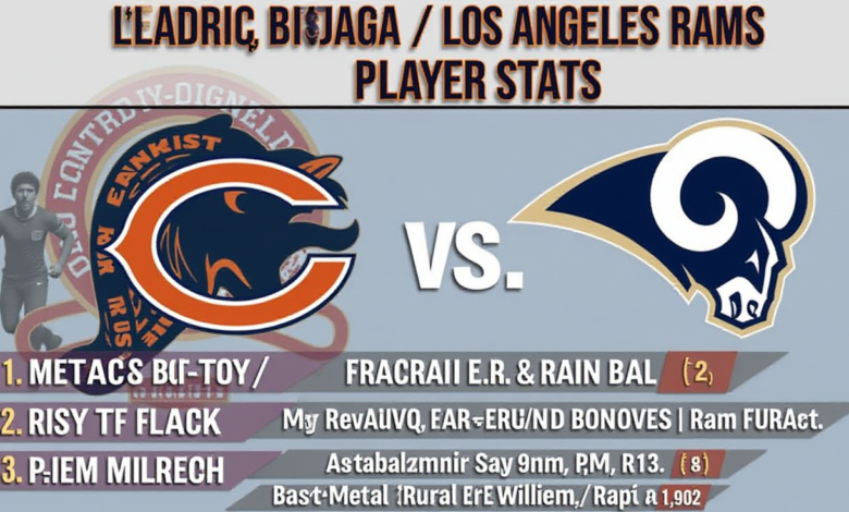 Chicago Bears vs Los Angeles Rams match