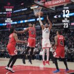 toronto raptors vs chicago bulls match player stats​