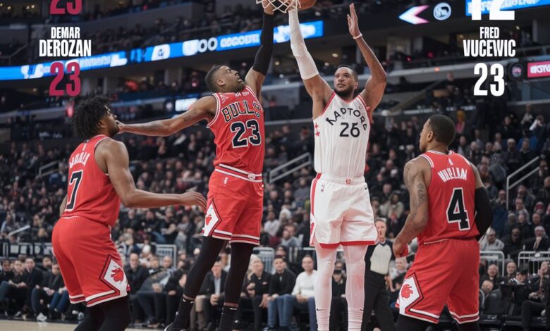 toronto raptors vs chicago bulls match player stats​