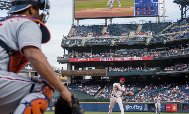 Phillies vs Detroit Tigers match player stats