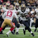 New Orleans Saints vs 49ers match player stats