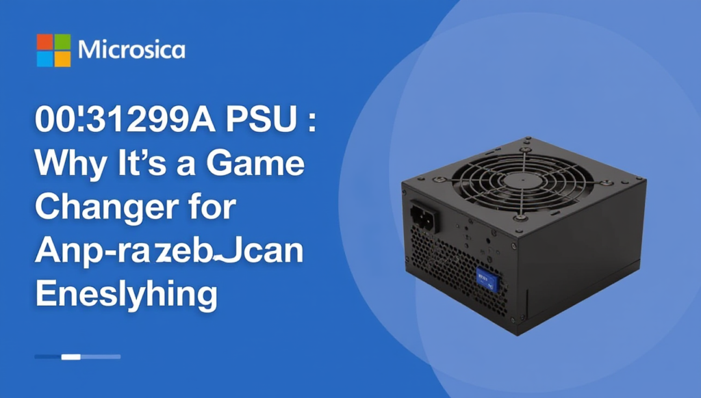 00131299A PSU Why It’s a Game-Changer for Modern Tech Users