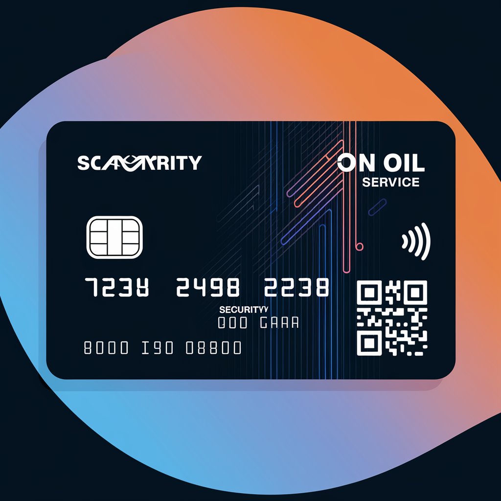 card design oil service card tech signature​