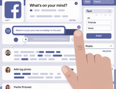 how to post on facebook