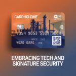 card design oil service card tech signature​